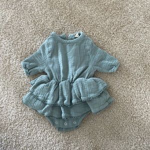 Quincy Mae skirted onsie